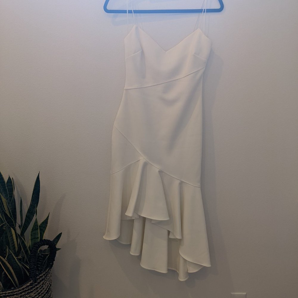 Likely White Fit and Flare Dress